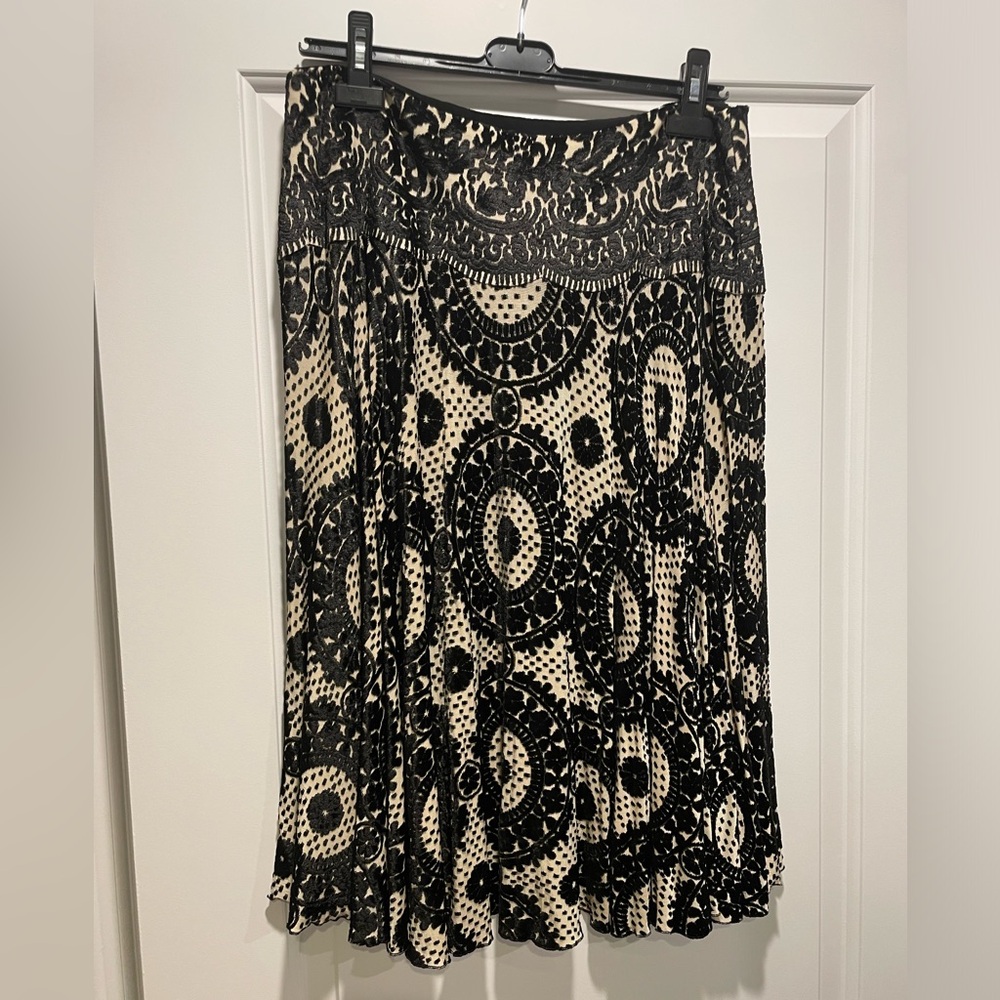 DVF Velvet Midi Skirt Size 10